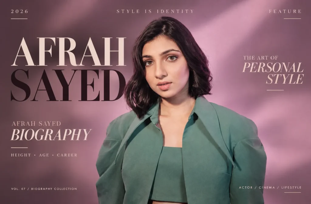 Afrah Sayed Biography & Age: 8 Incredible Facts About This Rising Star afrah sayed